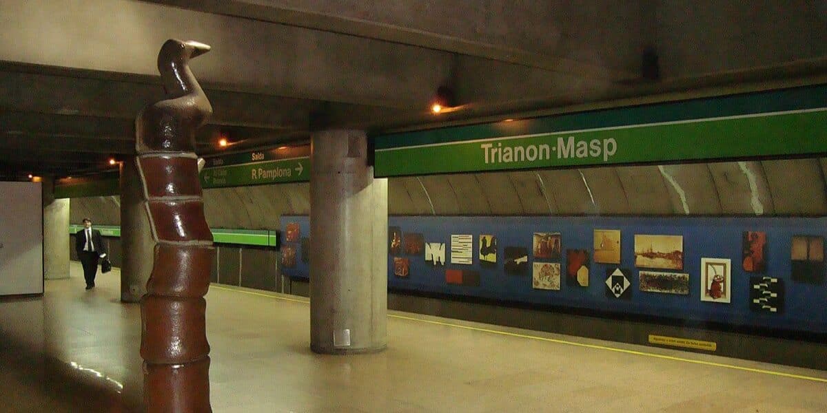 A estação ficou fechada durante a manifestação (Reprodução: Internet) A estação ficou fechada durante a manifestação (Reprodução: Internet)