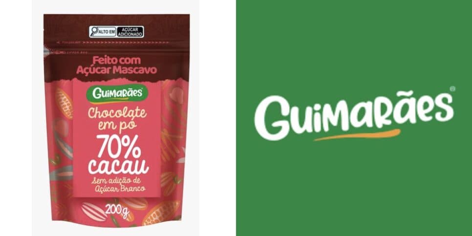 Chocolate em pó da Guimarães (Reprodução/Guimarães) Chocolate em pó da Guimarães (Reprodução/Guimarães)