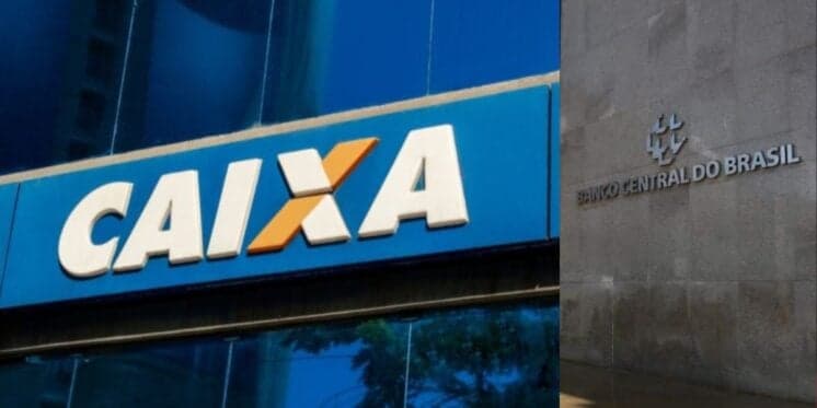 Caixa e Banco Central (Fotos: Reproduções / Internet) Caixa e Banco Central (Fotos: Reproduções / Internet)