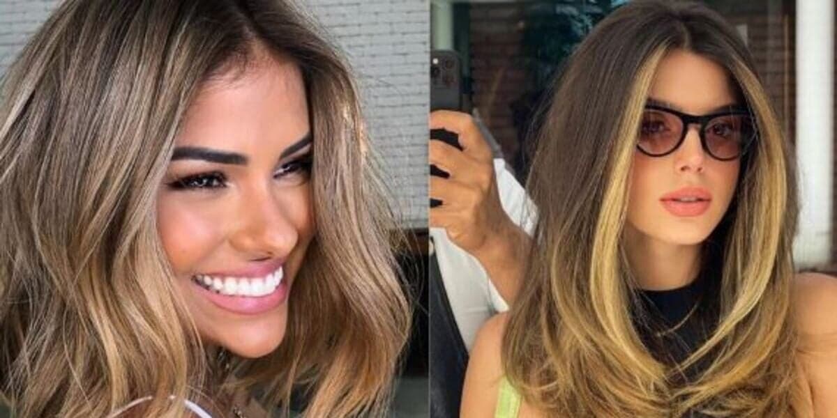 Loiro de tonalidade pro mel ajuda a realçar a luminosidade e ainda rejuvenesce (Foto Reprodução/Montagem/Tv Foco) Loiro de tonalidade pro mel ajuda a realçar a luminosidade e ainda rejuvenesce (Foto Reprodução/Montagem/Tv Foco)