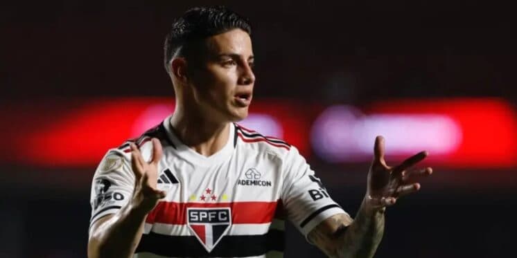 Adeus de James Rodríguez é anunciado no SP e 2 clubes se digladiam pelo meia - Foto: Internet Adeus de James Rodríguez é anunciado no SP e 2 clubes se digladiam pelo meia - Foto: Internet