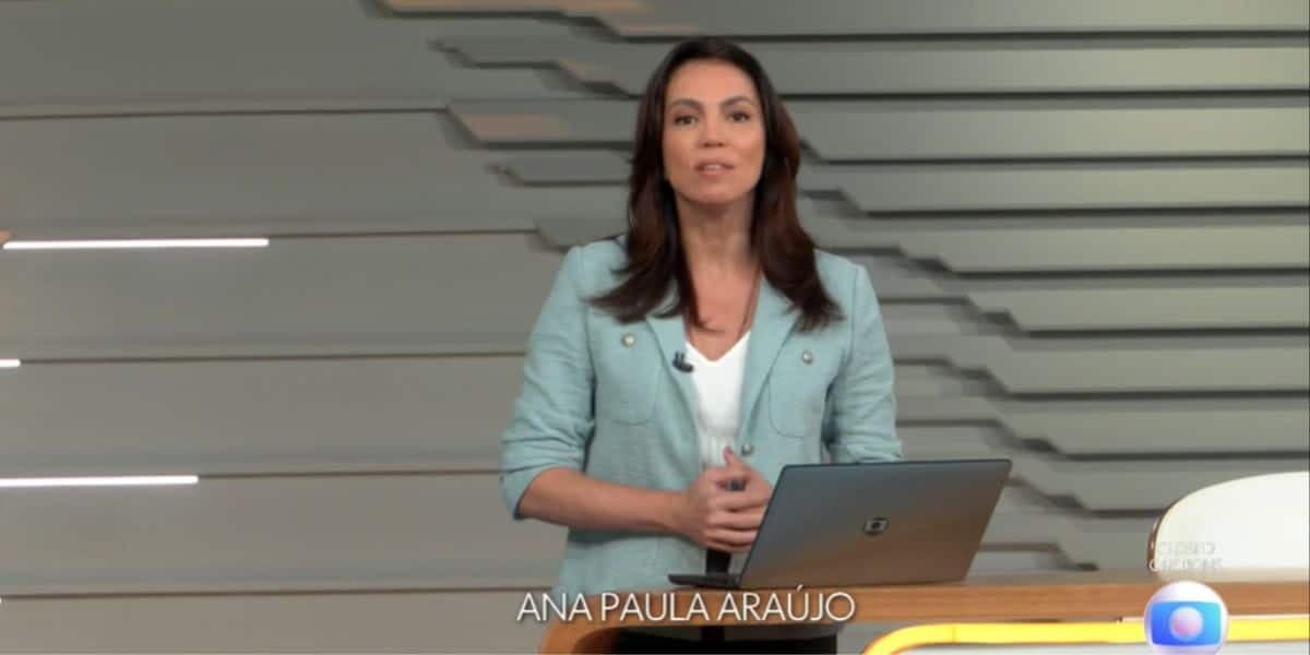 Ana Paula Araújo comanda todas as manhãs o Bom Dia Brasil (Reprodução: Globo) Ana Paula Araújo comanda todas as manhãs o Bom Dia Brasil (Reprodução: Globo)