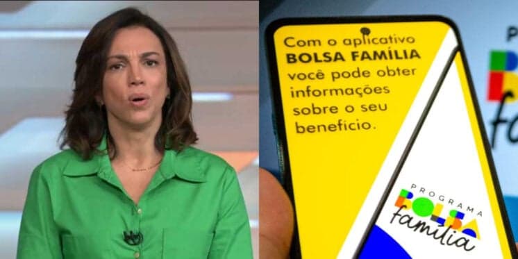 Revisão e adicional garantido: 2 anúncios do Bolsa Família cravados por Ana Paula Araújo às pressas na Globo