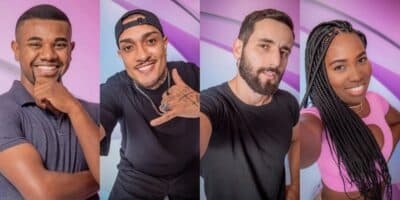 Davi, MC Bin Laden, Matteus e Leidy Elin estão no paredão no BBB24 (Foto: Reprodução/ Internet) Davi, MC Bin Laden, Matteus e Leidy Elin estão no paredão no BBB24 (Foto: Reprodução/ Internet)
