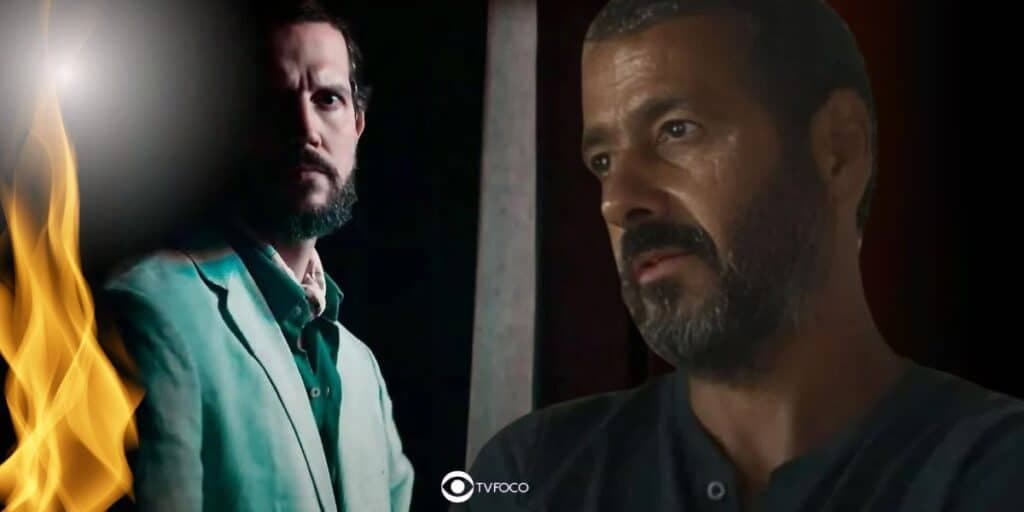 Egídio e José Inocêncio em Renascer (Foto: Reprodução / Globo / Montagem TV Foco) Egídio e José Inocêncio em Renascer (Foto: Reprodução / Globo / Montagem TV Foco)