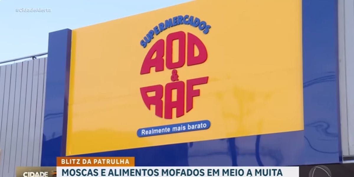 Mercado Rod & Raf passou por uma grande fiscalização (Reprodução: Record) Mercado Rod & Raf passou por uma grande fiscalização (Reprodução: Record)
