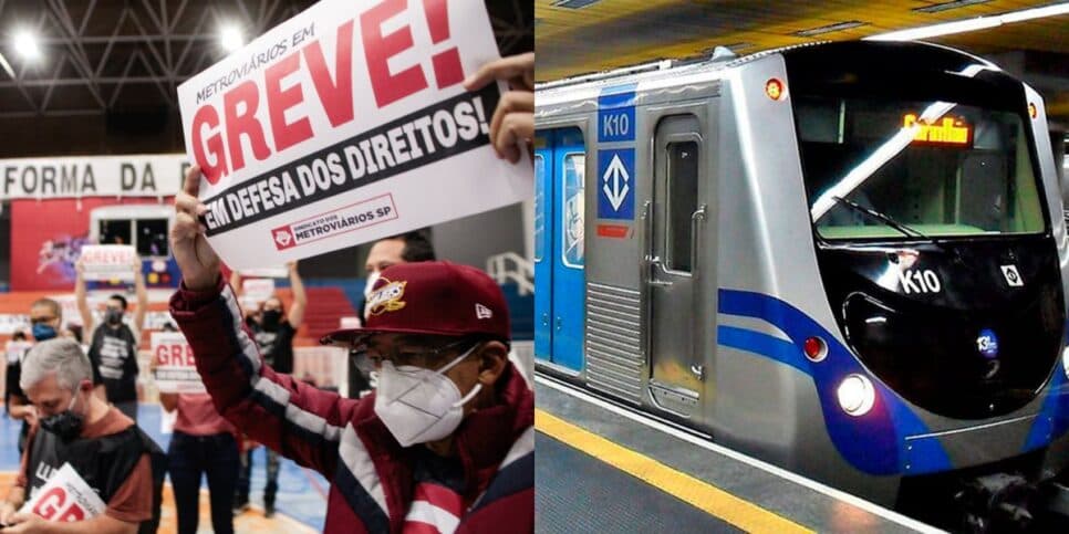 "Paralisação": Nova greve do metrô de São Paulo tem terror confirmado em ABRIL com comunicado do sindicato