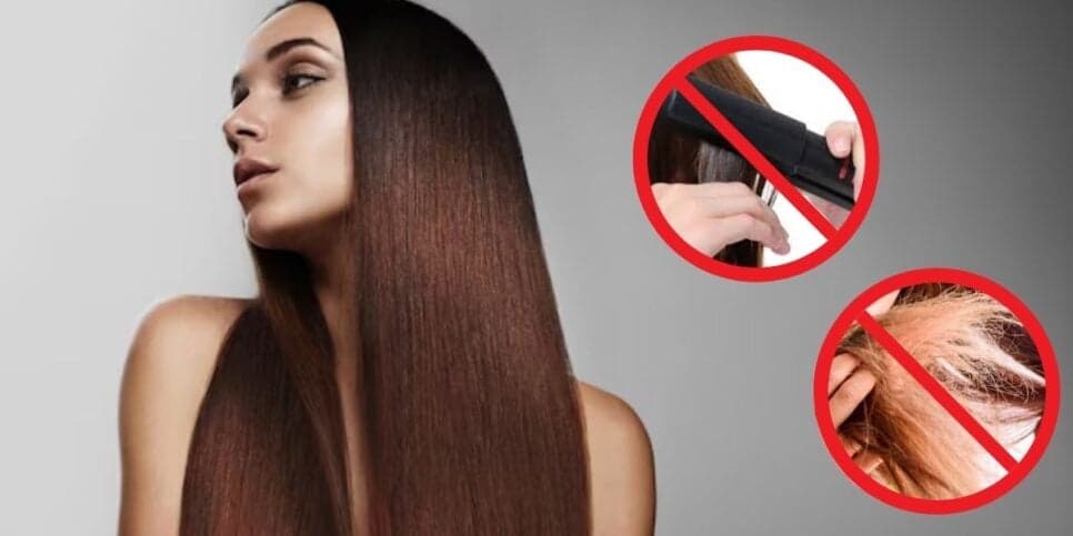 Mulher com cabelo liso, chapinha, ponta dupla e imagem de proibido (Fotos: Reproduções / Freepik / Internet) Mulher com cabelo liso, chapinha, ponta dupla e imagem de proibido (Fotos: Reproduções / Freepik / Internet)