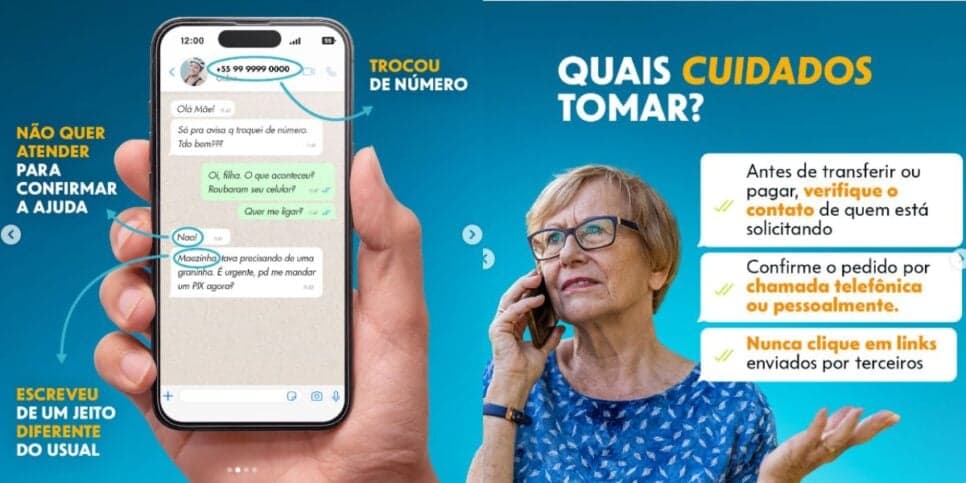 3 alertas da Caixa contra golpes (Reprodução: Instagram) 3 alertas da Caixa contra golpes (Reprodução: Instagram)