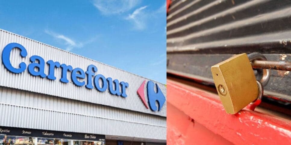 Carrefour anunciou o fechamento de 123 lojas (Reprodução: Montagem TV Foco)