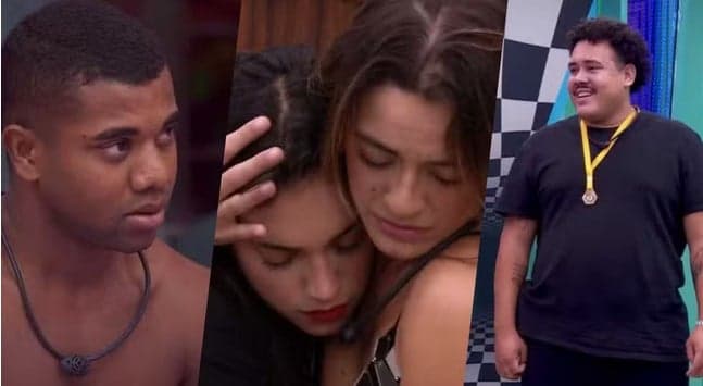 Plano de Lucas Henrique, Beatriz triste e Davi irritado foram destaques no BBB24 (Foto: Reprodução / Globo)
Plano de Lucas Henrique, Beatriz triste e Davi irritado foram destaques no BBB24 (Foto: Reprodução / Globo)