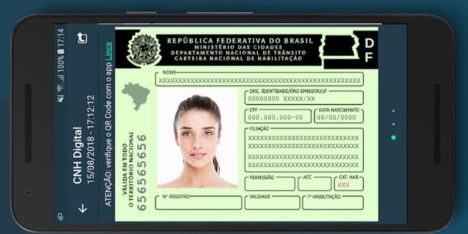 CNH digital pode substituir a física (Reprodução: Internet) CNH digital pode substituir a física (Reprodução: Internet)