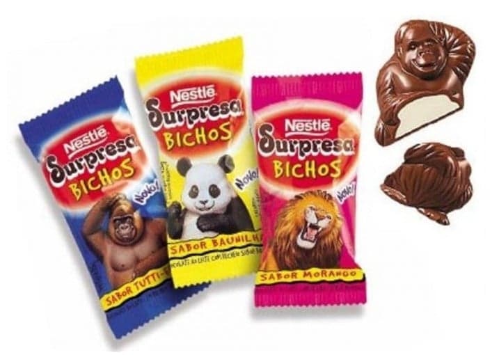 Chocolate Surpresa Bicho da Nestlé (Foto: Reprodução / Canva)
Chocolate Surpresa Bicho da Nestlé (Foto: Reprodução / Canva)