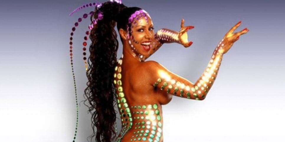 Valéria Valenssa foi a que consolidou o nome Globeleza no carnaval (Reprodução: Globo) Valéria Valenssa foi a que consolidou o nome Globeleza no carnaval (Reprodução: Globo)