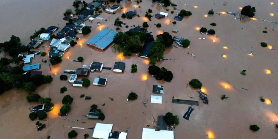 Regiões do Rio Grande do Sul são afetadas pelas chuvas (Reprodução/Agência Brasil) Regiões do Rio Grande do Sul são afetadas pelas chuvas (Reprodução/Agência Brasil)