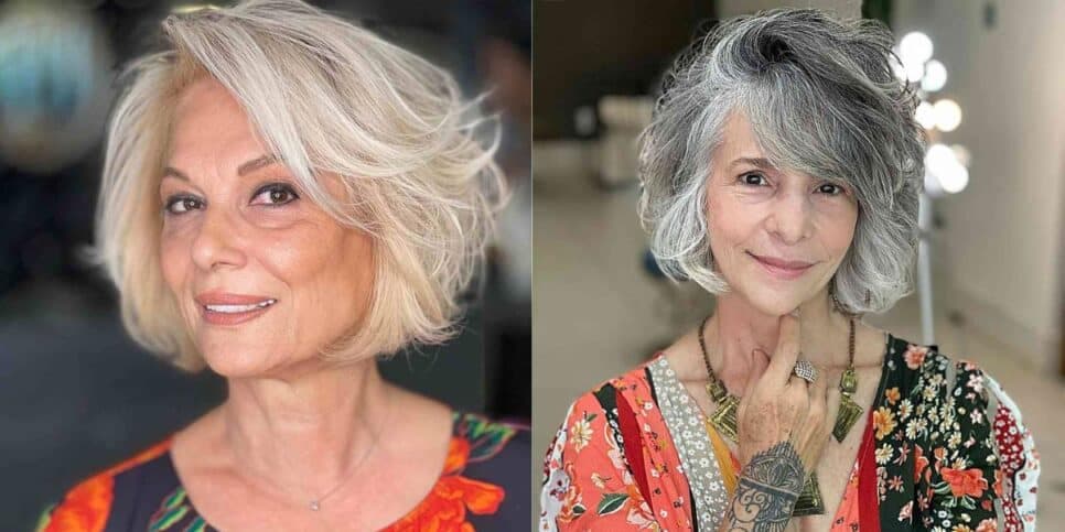 Bob cut em senhors de 50+ (Reprodução/Pinterest) Bob cut em senhors de 50+ (Reprodução/Pinterest)