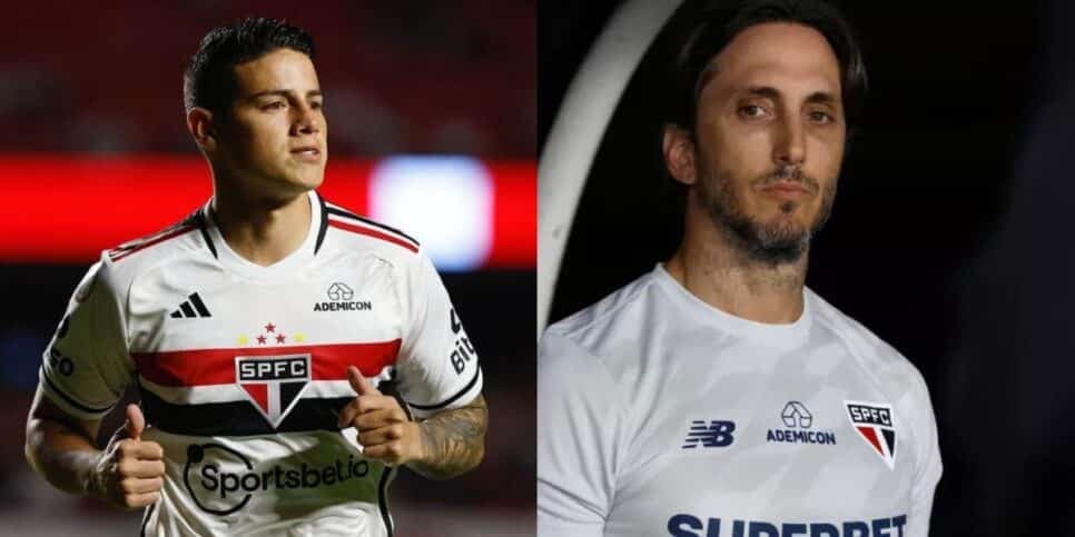 Casares diz "SIM" e Luiz Zubeldía crava FIM armado de James Rodríguez no São Paulo: "Eu tomo decisões"