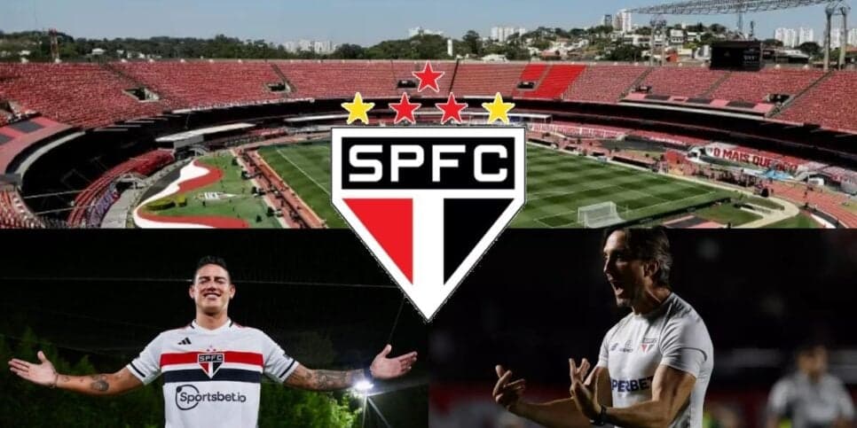 Adeus de James e pacotão de 6 reforços: Zubeldía apela no São Paulo com 2 viradas históricas nesta quarta (8)