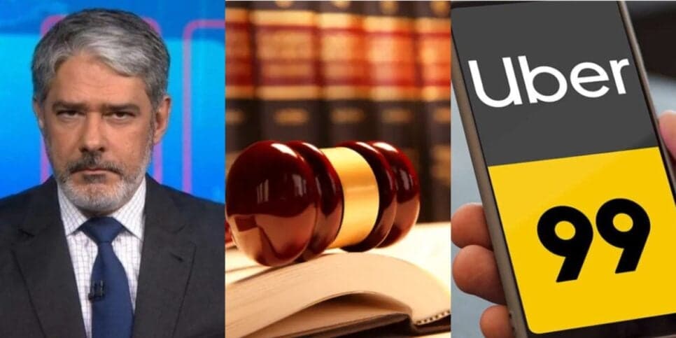 "Uma tortura": Bonner paralisa o JN com proibição para Uber e 99 e nova lei atinge milhões de brasileiros