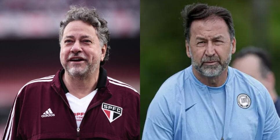 Casares presidente do São Paulo e Augusto Melo presidente do Corinthians (Foto: Divulgação) Casares presidente do São Paulo e Augusto Melo presidente do Corinthians (Foto: Divulgação)