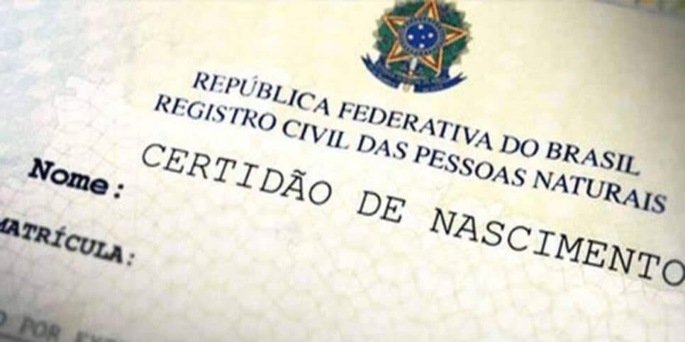 Certidão de Nascimento fundamental para todos os recém-nascidos (Reprodução: Internet) Certidão de Nascimento fundamental para todos os recém-nascidos (Reprodução: Internet)