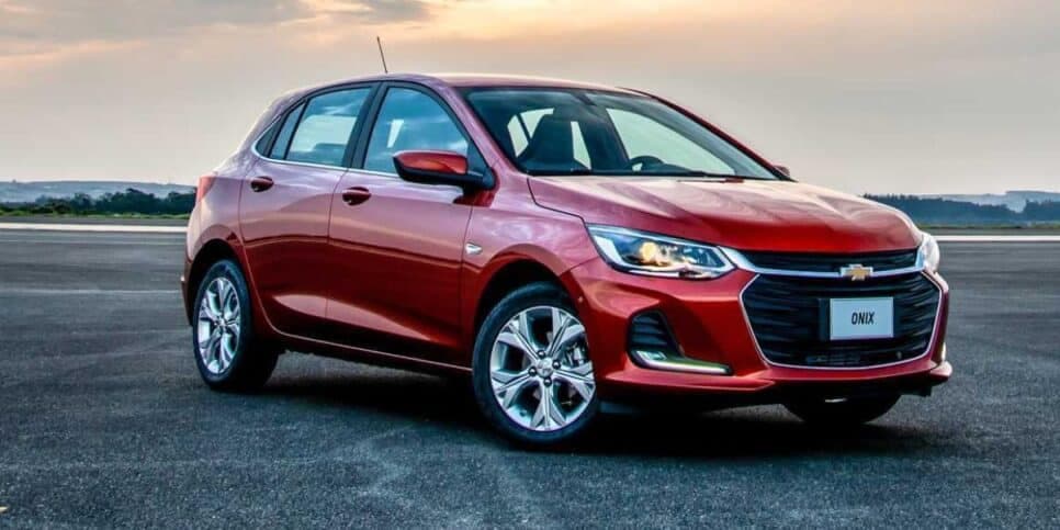 Chevrolet Onix ocupa a 7° colocação dessa lista (Reprodução: Chevrolet/Divulgação)
