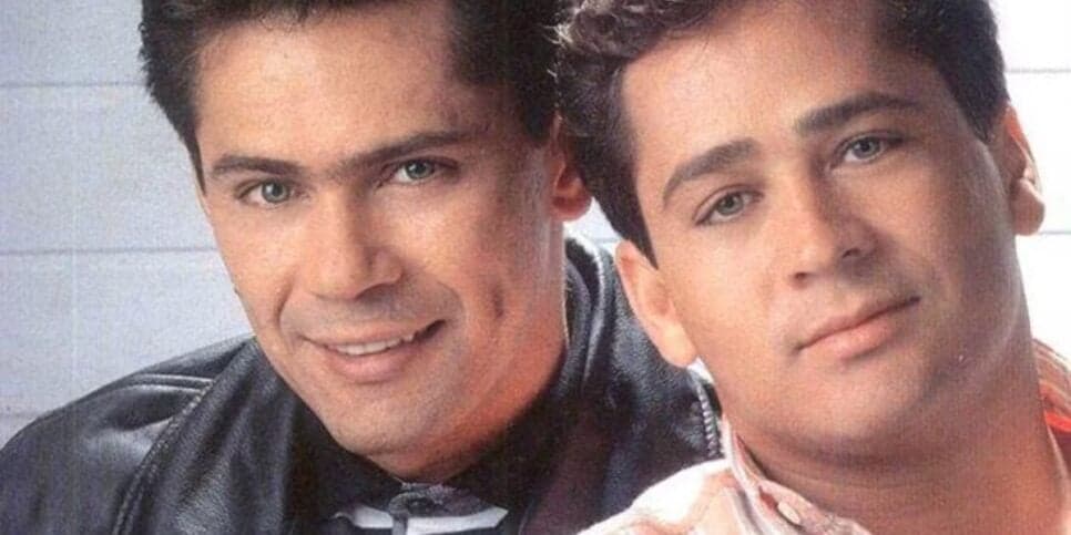 Leandro formava dupla sertaneja com o irmão, Leonardo (Foto: Divulgação/Internet)