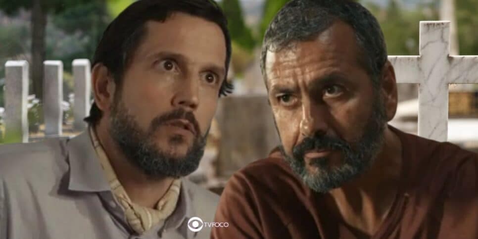 Egídio e José Inocêncio em Renascer (Foto: Reprodução / Globo / Montagem TV Foco) Egídio e José Inocêncio em Renascer (Foto: Reprodução / Globo / Montagem TV Foco)