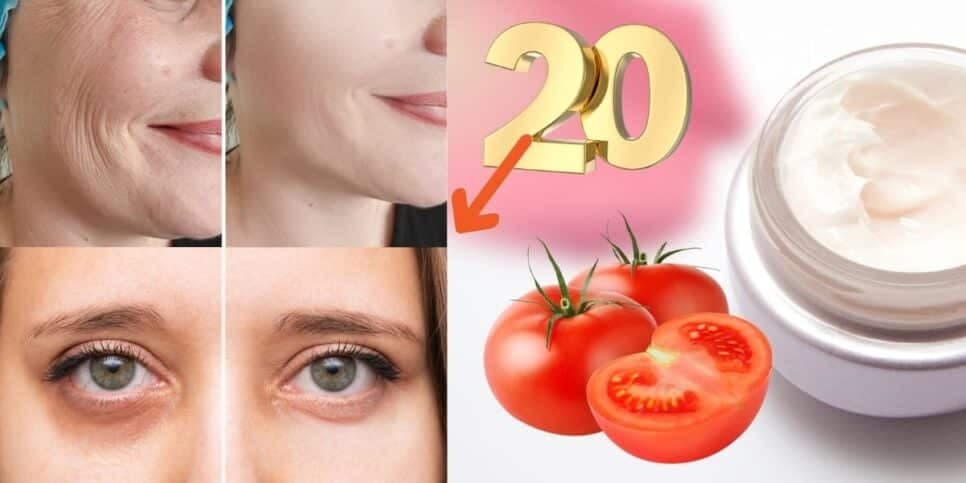 Fim das rugas e aspecto de cansada: 2 receitinhas com tomate eliminam olheiras escuras e devolvem 20 anos