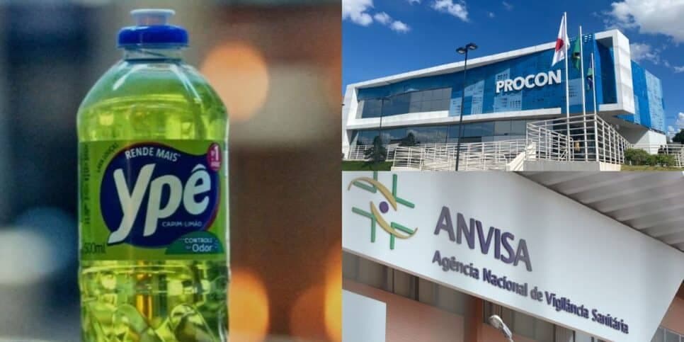 Ypê teve alguns lotes atingidos pela proibição da Anvisa e Procon (Reprodução: Montagem TV Foco) Ypê teve alguns lotes atingidos pela proibição da Anvisa e Procon (Reprodução: Montagem TV Foco)