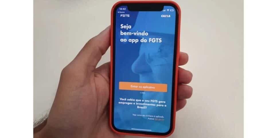 Aplicativo FGTS para celular (Foto: Rodrigo Marinho/g1) Aplicativo FGTS para celular (Foto: Rodrigo Marinho/g1)