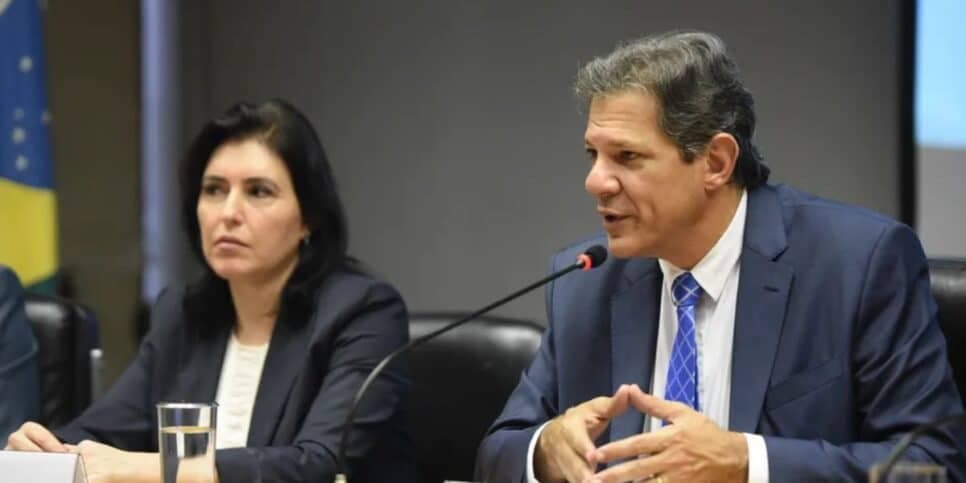 Simone Tebet e Fernando Haddad (Foto: Reprodução / Ton Molina/Agência O Globo) Simone Tebet e Fernando Haddad (Foto: Reprodução / Ton Molina/Agência O Globo)