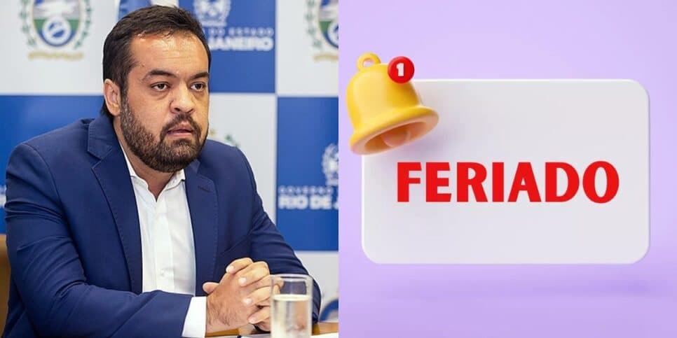 Feriado é confirmado no RJ e Cláudio Castro está ciente (Reprodução/Montagem/Canva) Feriado é confirmado no RJ e Cláudio Castro está ciente (Reprodução/Montagem/Canva)