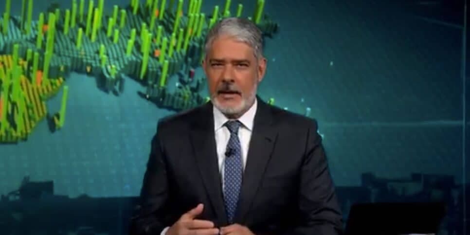 William Bonner no Jornal Nacional (Foto: Reprodução / Globo) William Bonner no Jornal Nacional (Foto: Reprodução / Globo)