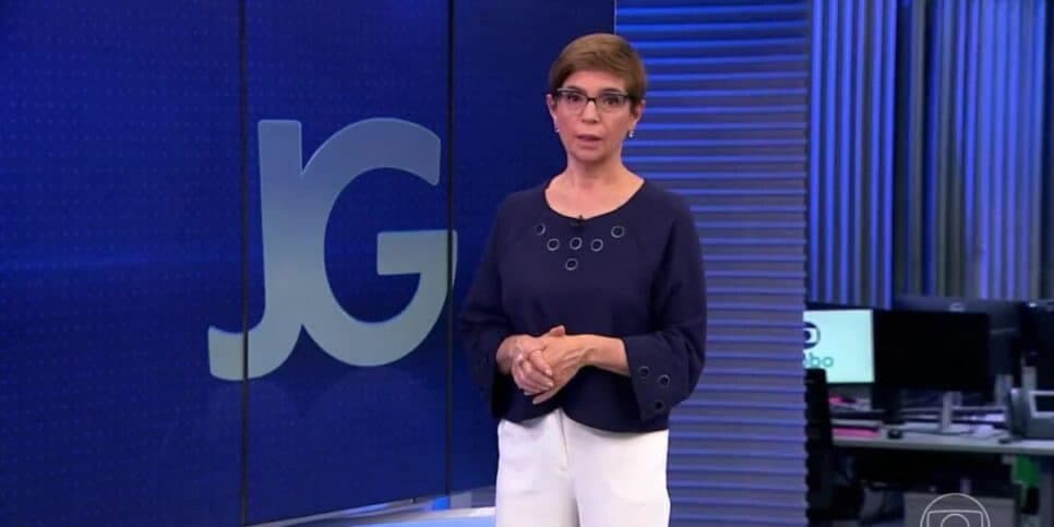 Renata Lo Prete comanda o Jornal da Globo (Foto: Reprodução/ Divulgação) Renata Lo Prete comanda o Jornal da Globo (Foto: Reprodução/ Divulgação)