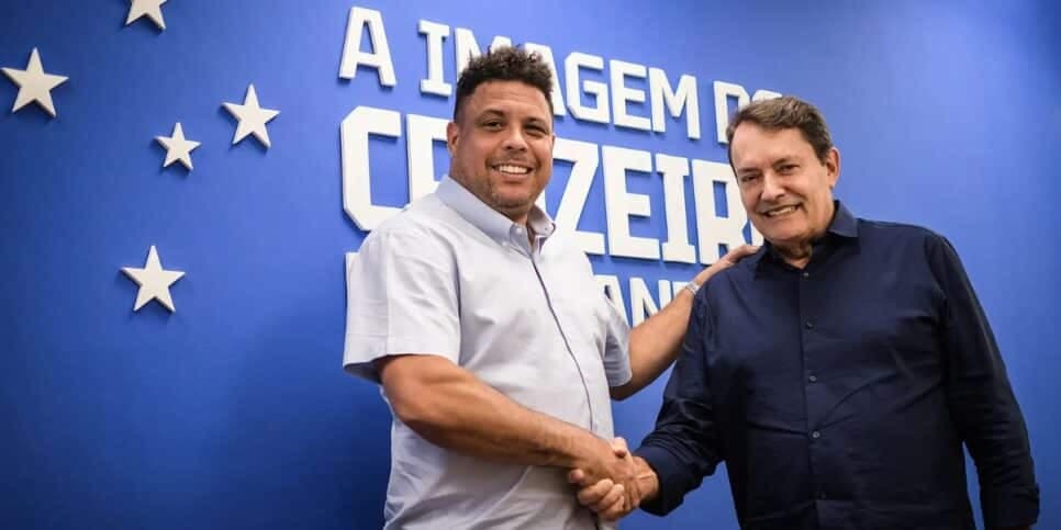 Ronaldo Fenômeno passou o bastão para Pedro Lourenço (Reprodução: Gustavo Aleixo)