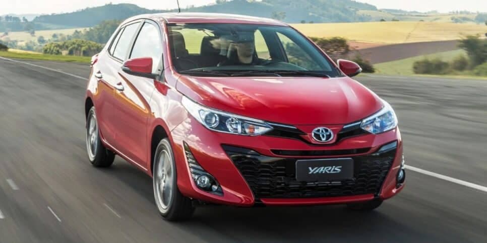 O Toyota Yaris não está mais nos planos da marca japonesa no Brasil, após mudanças nas estratégias sobre carros (Foto: Divulgação)