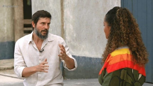 Vladimir Brichta em entrevista ao Fantástico (Foto: Reprodução / Globo)
Vladimir Brichta em entrevista ao Fantástico (Foto: Reprodução / Globo)