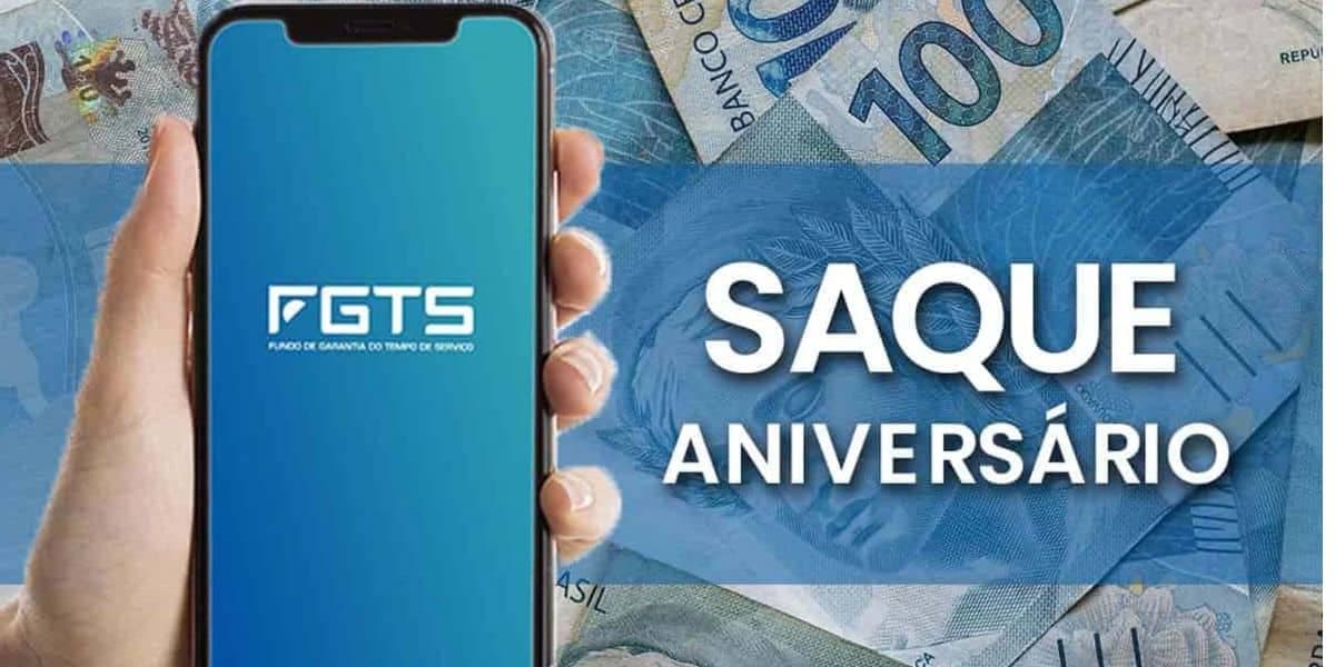 Saque-Aniversário liberado no FGTS (Reprodução: Caixa) Saque-Aniversário liberado no FGTS (Reprodução: Caixa)