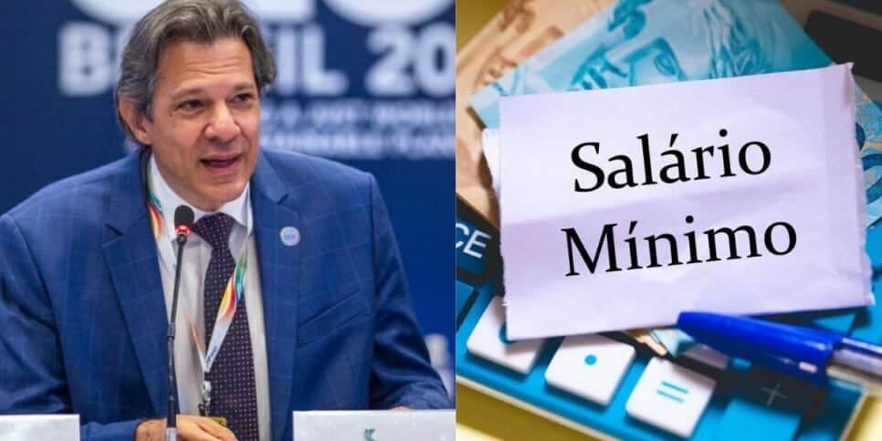 Haddad sem chão: Lei com novo salário mínimo de R$2512 está em vigor com valor sendo pago a CLTs em 2024