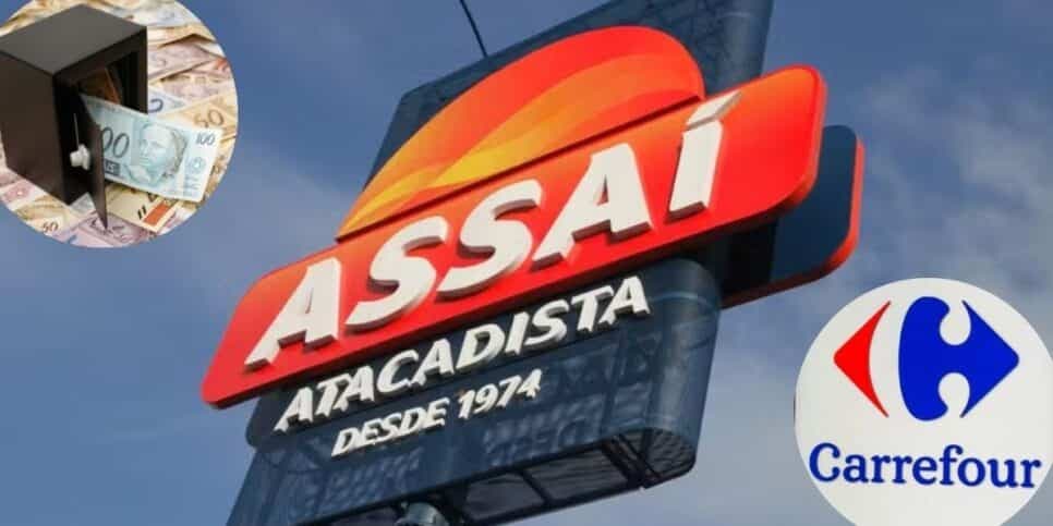 R$ 5,2 bilhões na mesa: Assaí estoura cofres e compra 71 unidades de maior rival pra aniquilar Carrefour