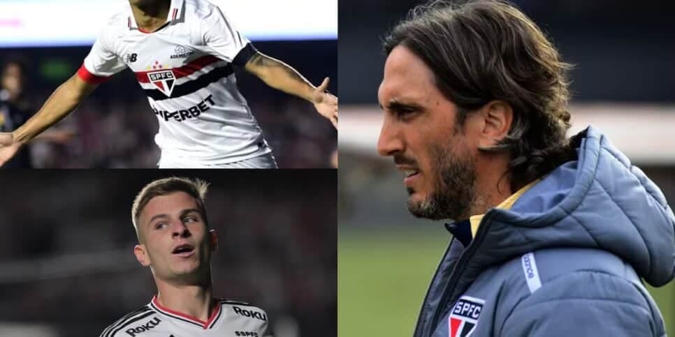 Galoppo, craque de R$ 30M e +2: Zubeldía fica sem chão com debandada de 4 joias no São Paulo