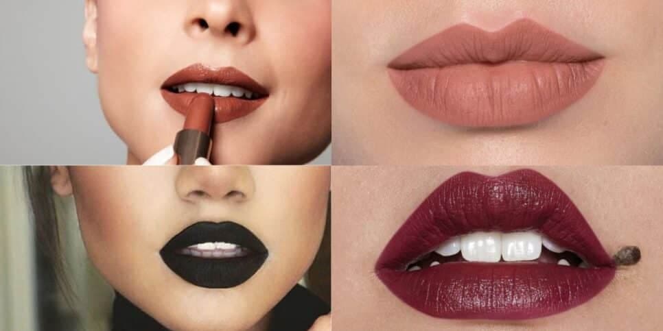 Cores de batons (Reprodução/Montagem/Pinterest) Cores de batons (Reprodução/Montagem/Pinterest)