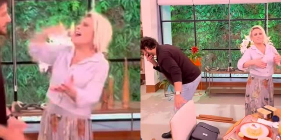 Ana Maria surge estapeando a cara de astro da Globo em bastidores e crava: "Esse crápula"