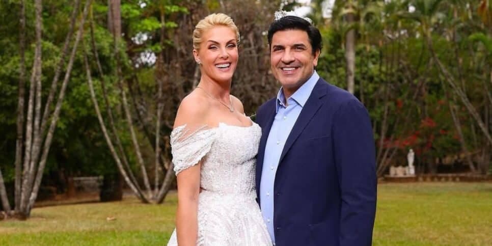 Ana Hickmann, apresentadora do Hoje em Dia da record, e Edu Guedes em noivado (Foto: Reprodução / Instagram)