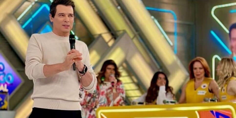 Celso Portiolli no Domingo Legal do SBT (Foto: Instagram) Celso Portiolli no Domingo Legal do SBT (Foto: Instagram)