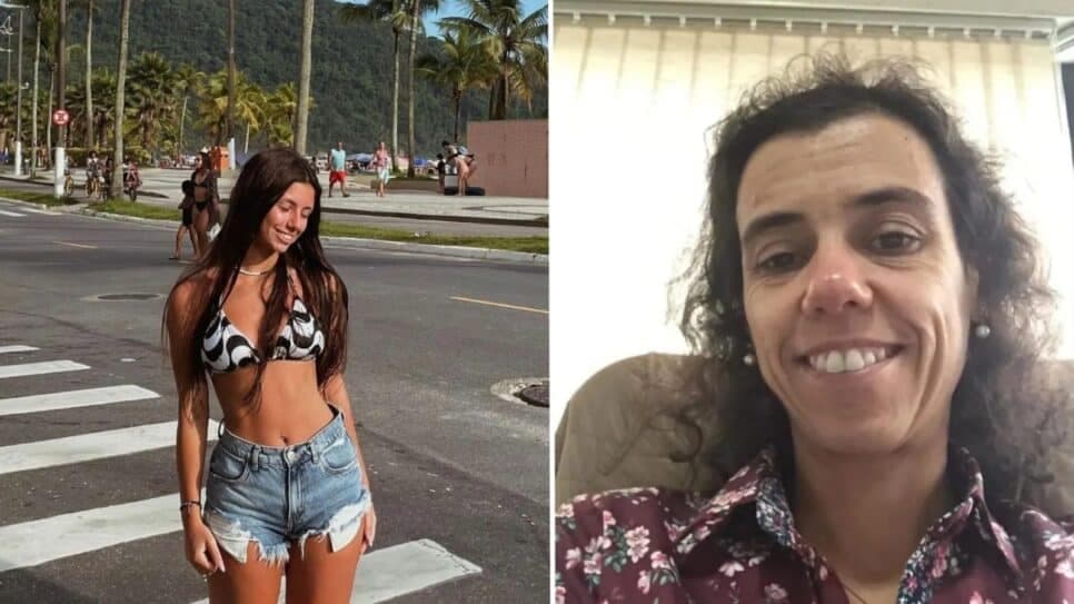 A ex de Gabriel Costa ao lado da mãe e atual namorada (Foto: Reprodução/Montagem) A ex de Gabriel Costa ao lado da mãe e atual namorada (Foto: Reprodução/Montagem)