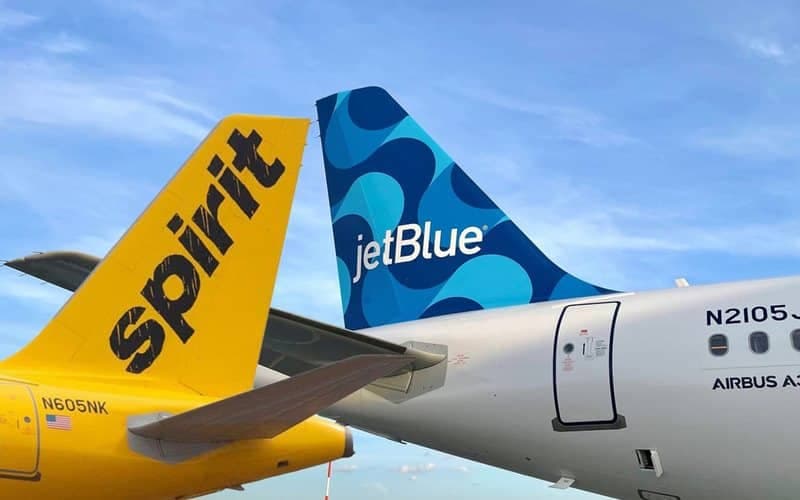 Spirit lidou com a fusão frustrada com a JetBlue (Foto Reprodução/Internet)