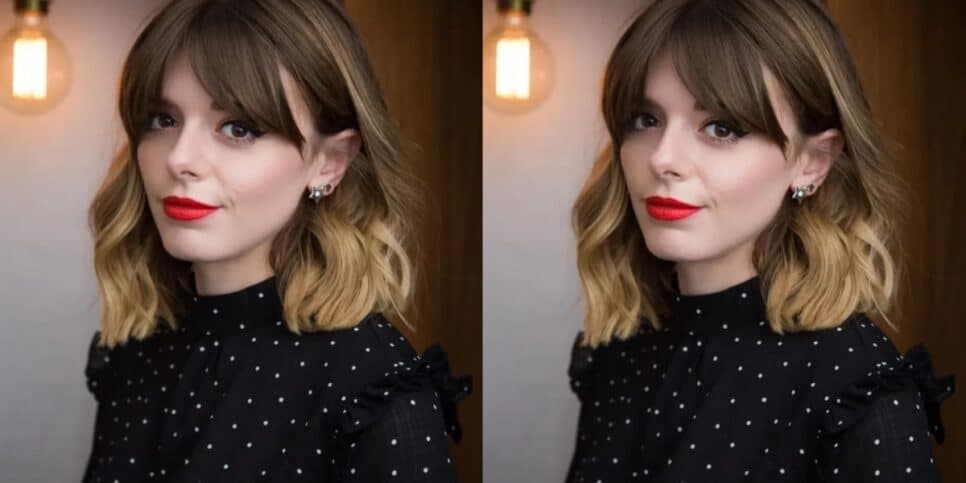 Corte Blunt bob com franja - Foto: Internet Corte Blunt bob com franja - Foto: Internet