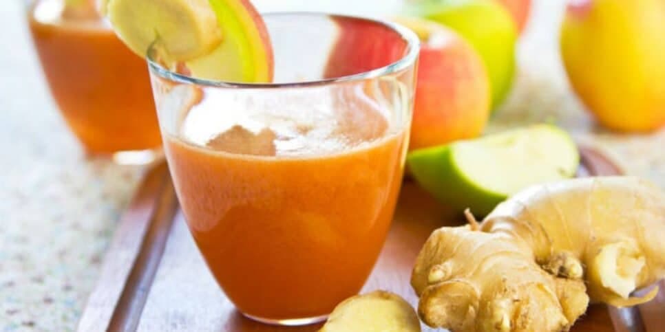 Suco de maçã e gengibre (Reprodução/Internet) Suco de maçã e gengibre (Reprodução/Internet)